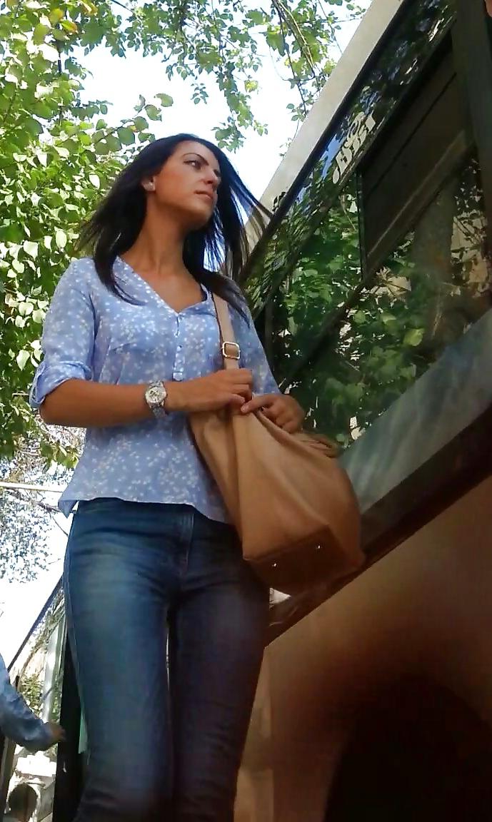 4P Spy sexy sweet girl in station romanian