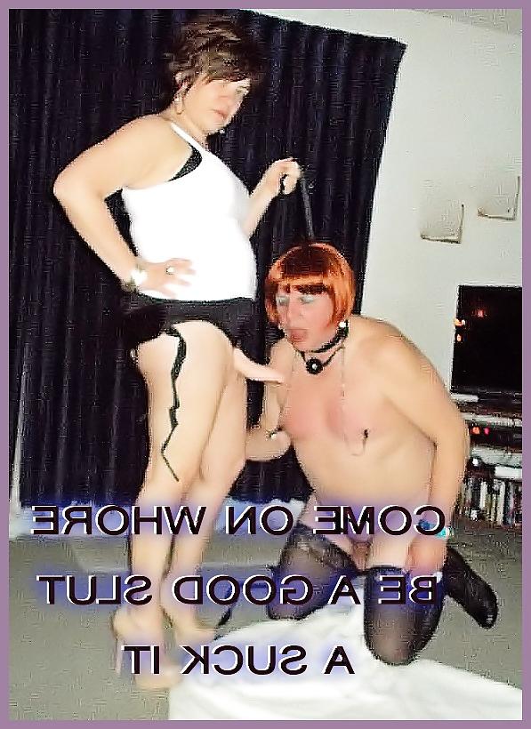 25P Wife of a sissy and sissy hubby captions