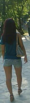 25P Spy sexy women shorts romanian