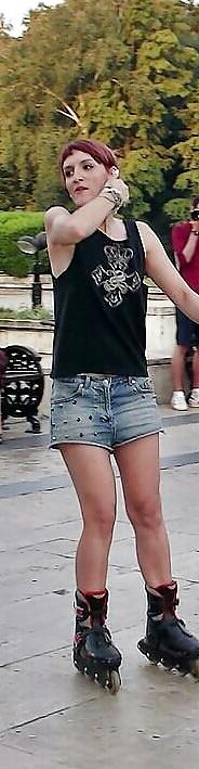 25P Spy sexy women shorts romanian