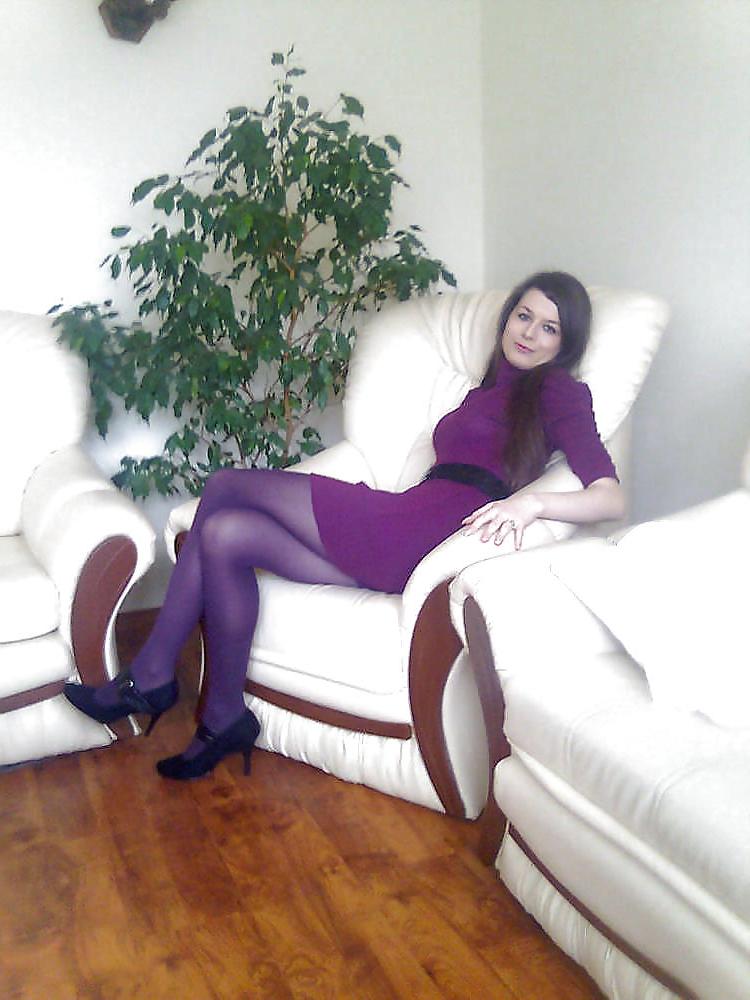 20P Stockings, tights & pantyhose - purple