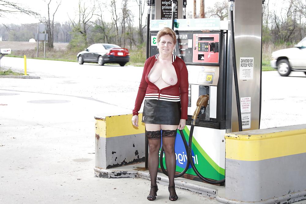 15P Flashing Outside and at the Gas Station