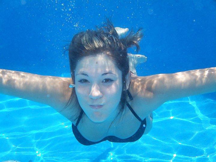 4P Under water pix of my friend ( non nude )