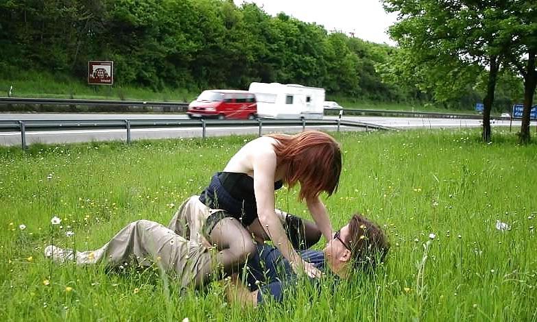 16P Couple fucking on the highway by Sail