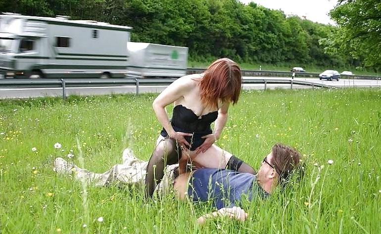 16P Couple fucking on the highway by Sail