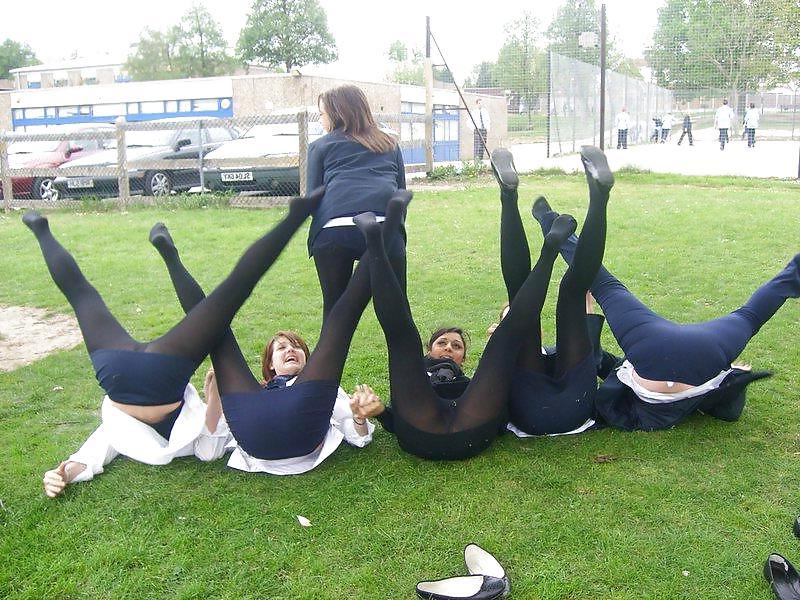 6P Teen's In Pantyhose