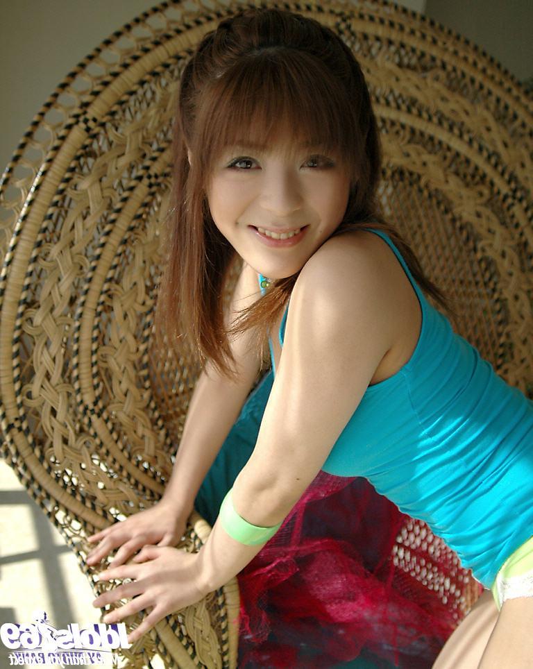 16P Nasty asian baby doll uncovering her nice jugs and unshaven bosoms