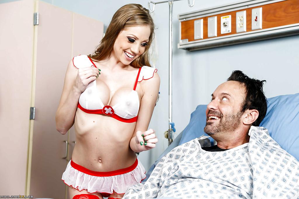 16P Buxom blonde doctor Shawna Lenee taking big dick doggystyle at hospital