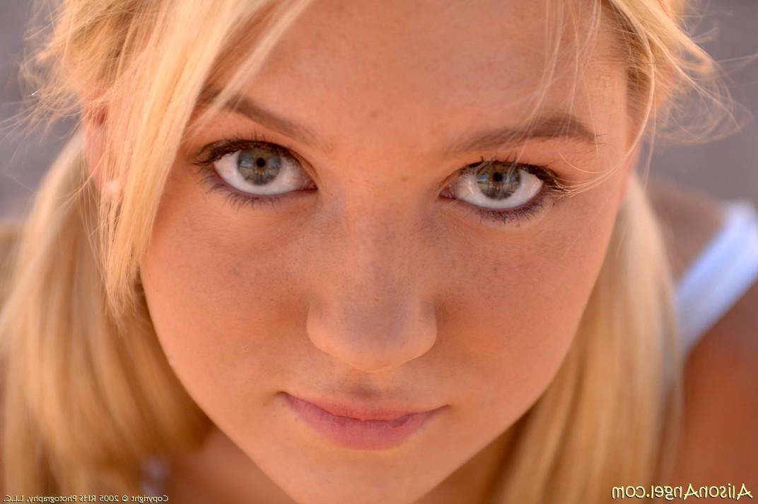 20P Pictures of Alison Angel getting naked at a park