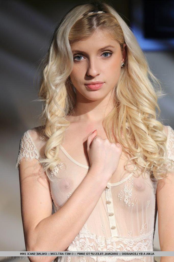 18P Alma A's breasts look amazing in her see through shirt