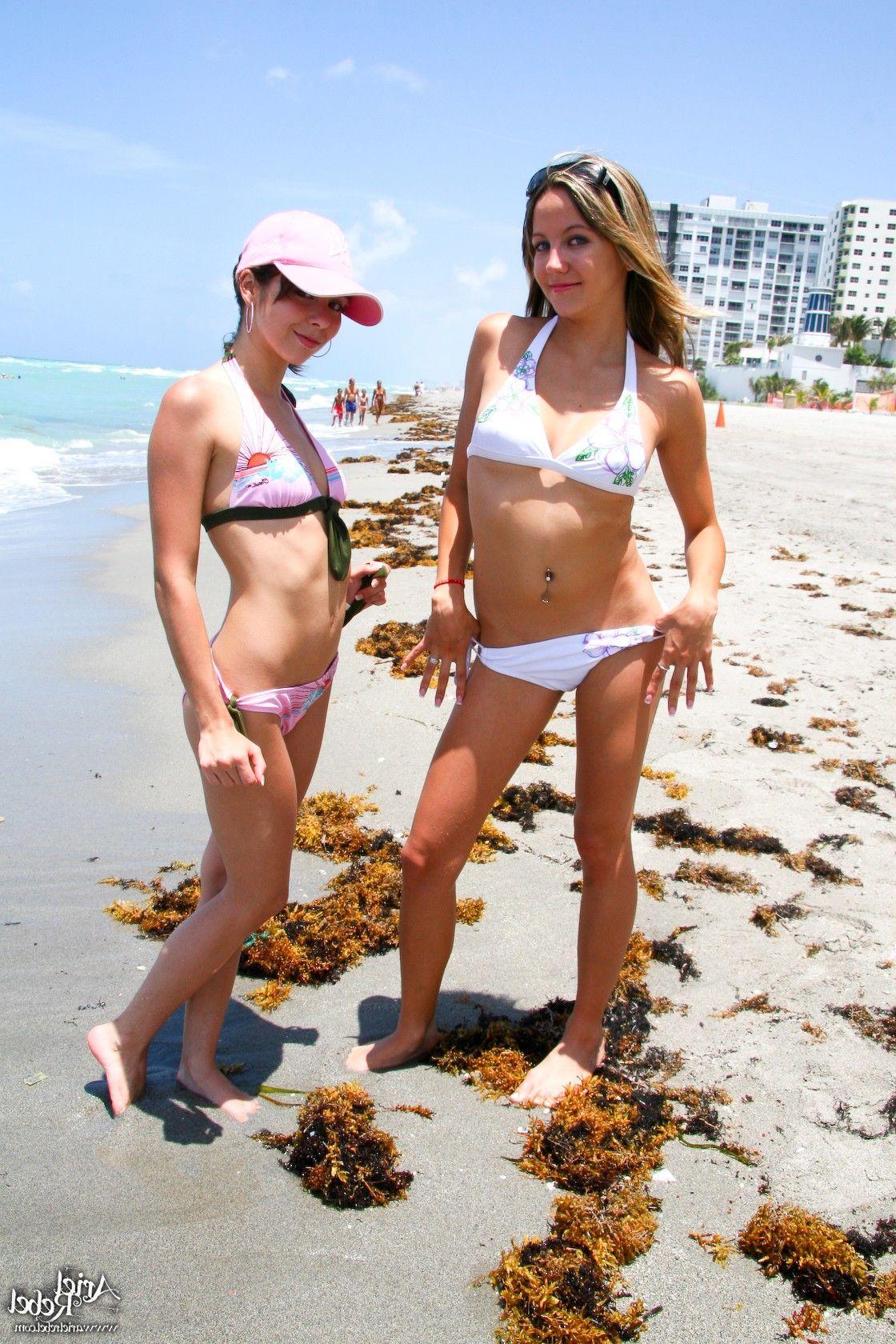 20P Pictures of Ariel Rebel and Andi Pink having some fun on the beach