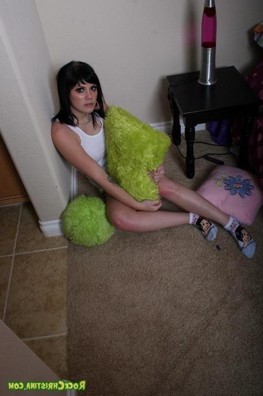 20P Pictures of teen Rock Christina ready to fuck you in her panties