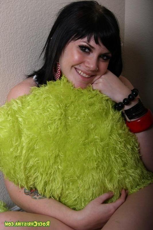 20P Pictures of teen Rock Christina ready to fuck you in her panties