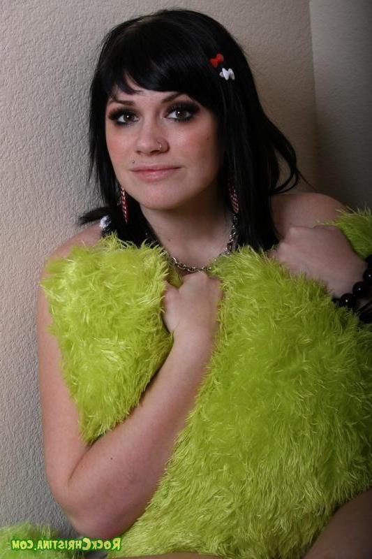 20P Pictures of teen Rock Christina ready to fuck you in her panties