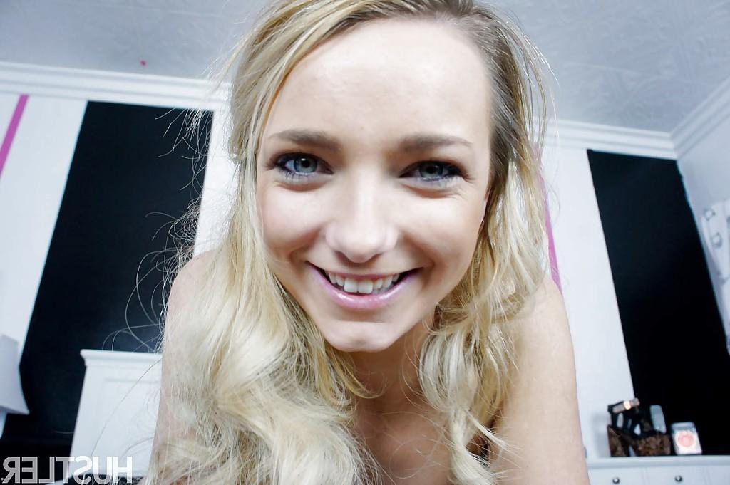 16P Cute pornstar Carmen Calloway flashing upskirt underwear in bedroom