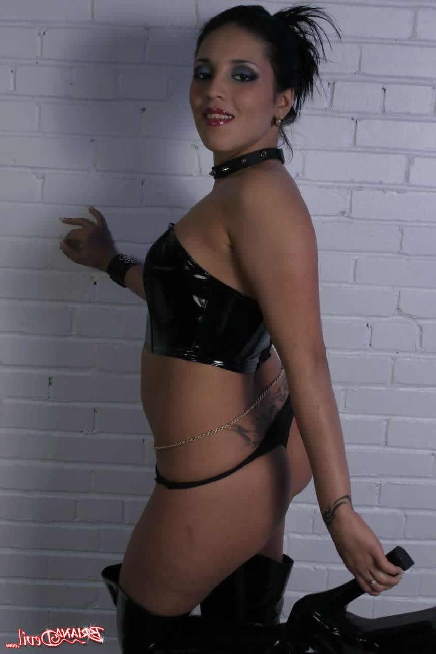 20P Pictures of teen Briana Devil dressed to kick your ass