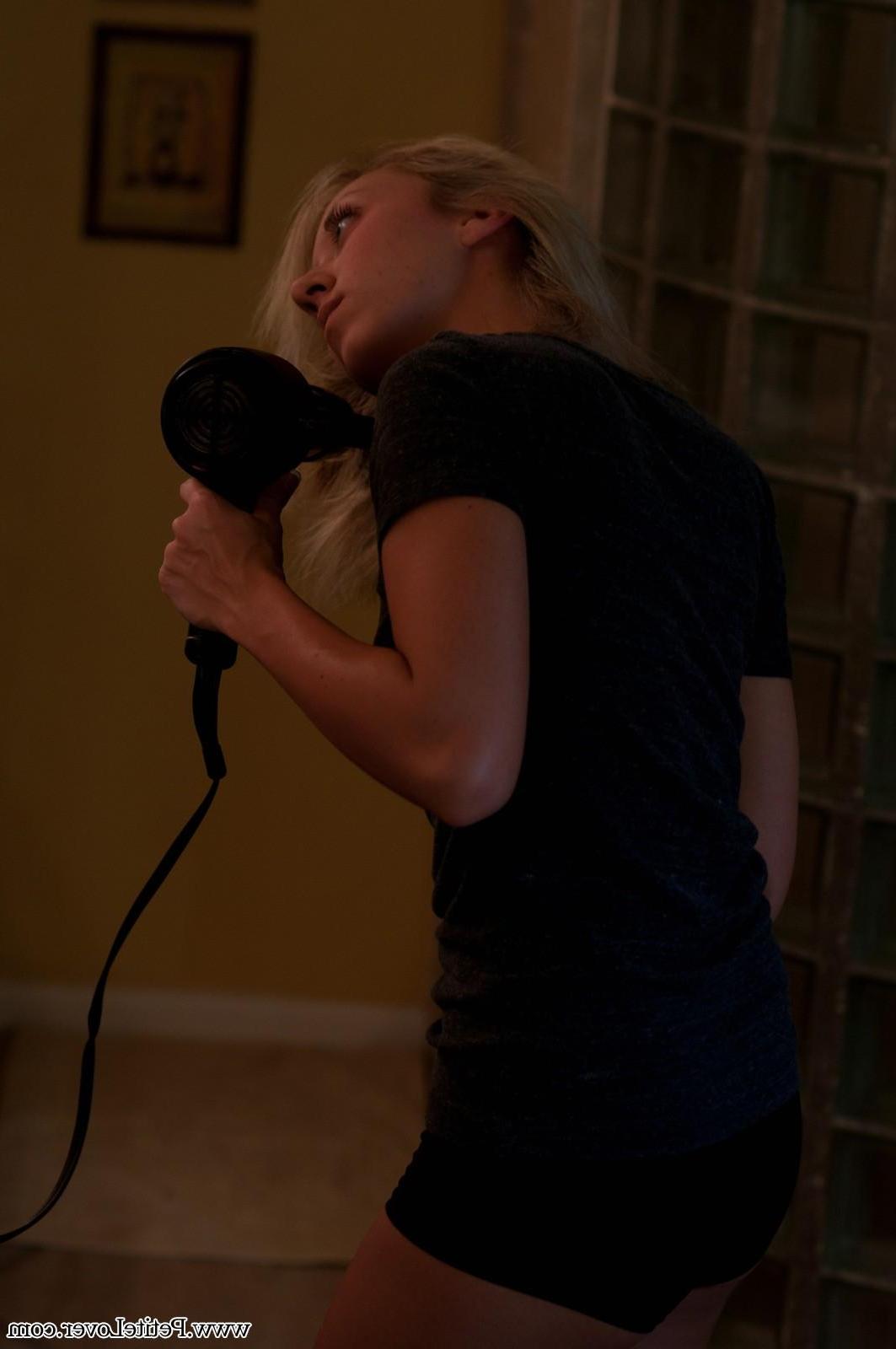 16P Behind the scenes with petite blonde teen Kelly