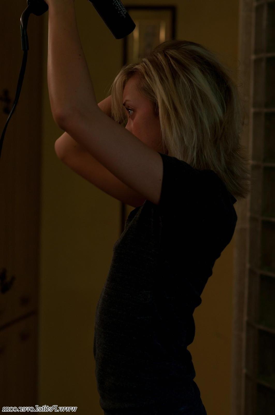 16P Behind the scenes with petite blonde teen Kelly