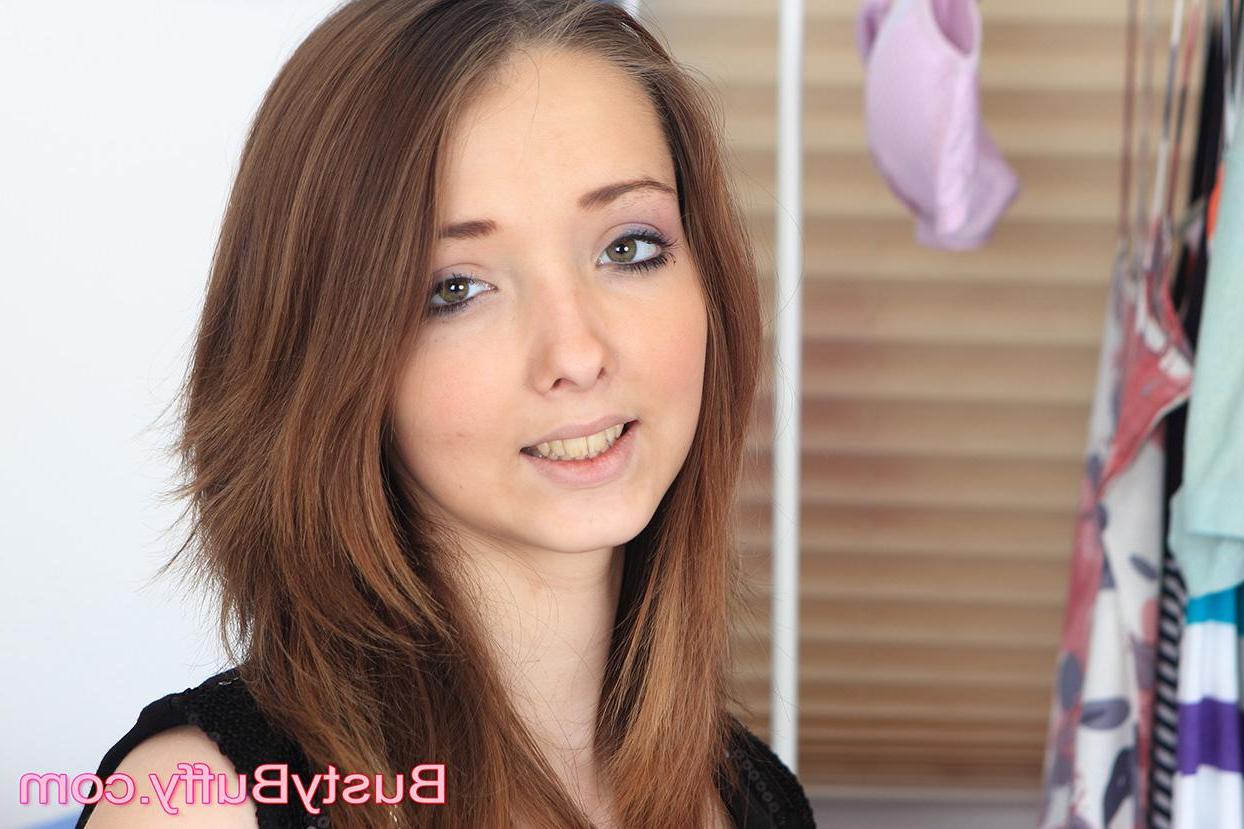 15P Beautiful girl Busty Buffy enjoys her dildo in her bedroom