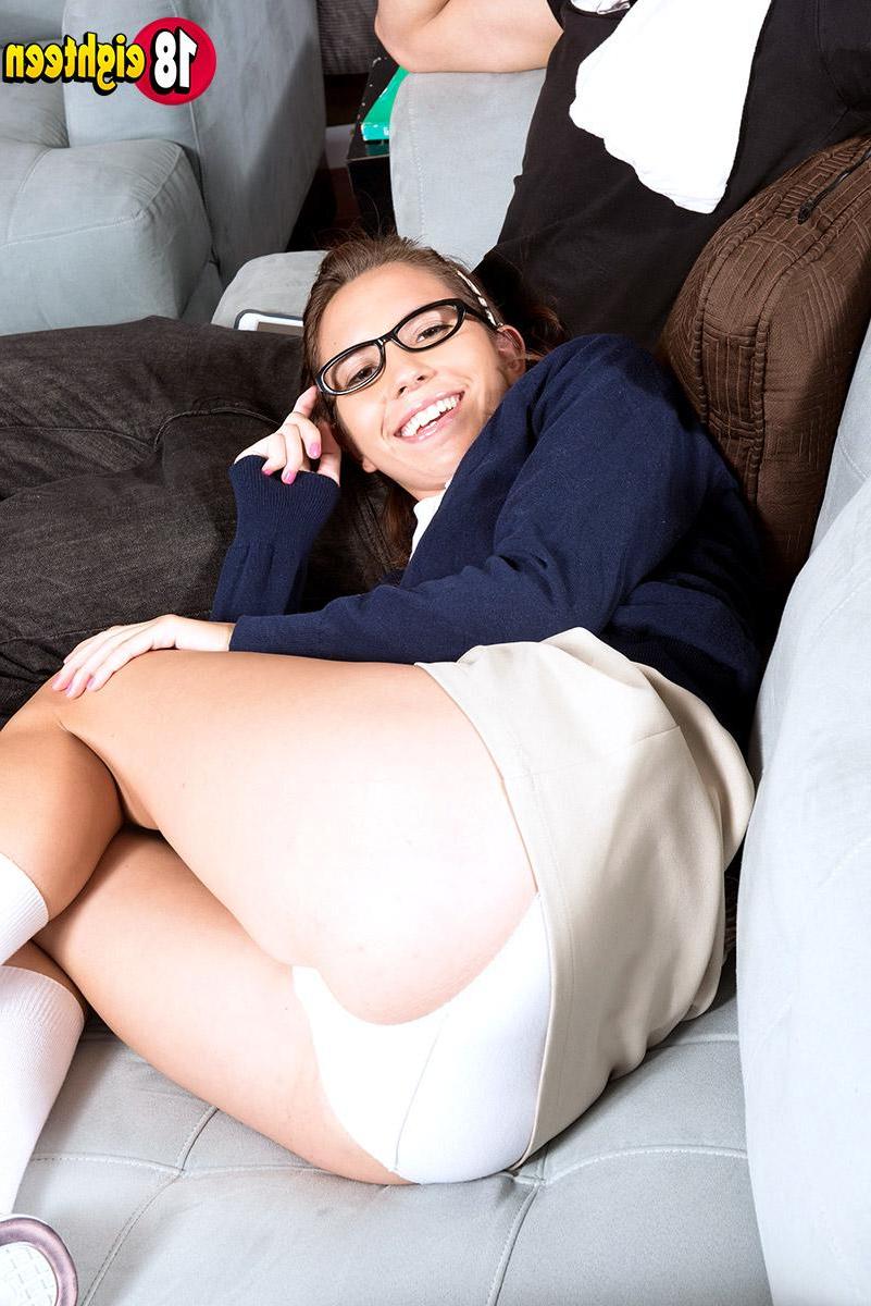 16P Busty schoolgirl Cece Capella enjoys some hot sex