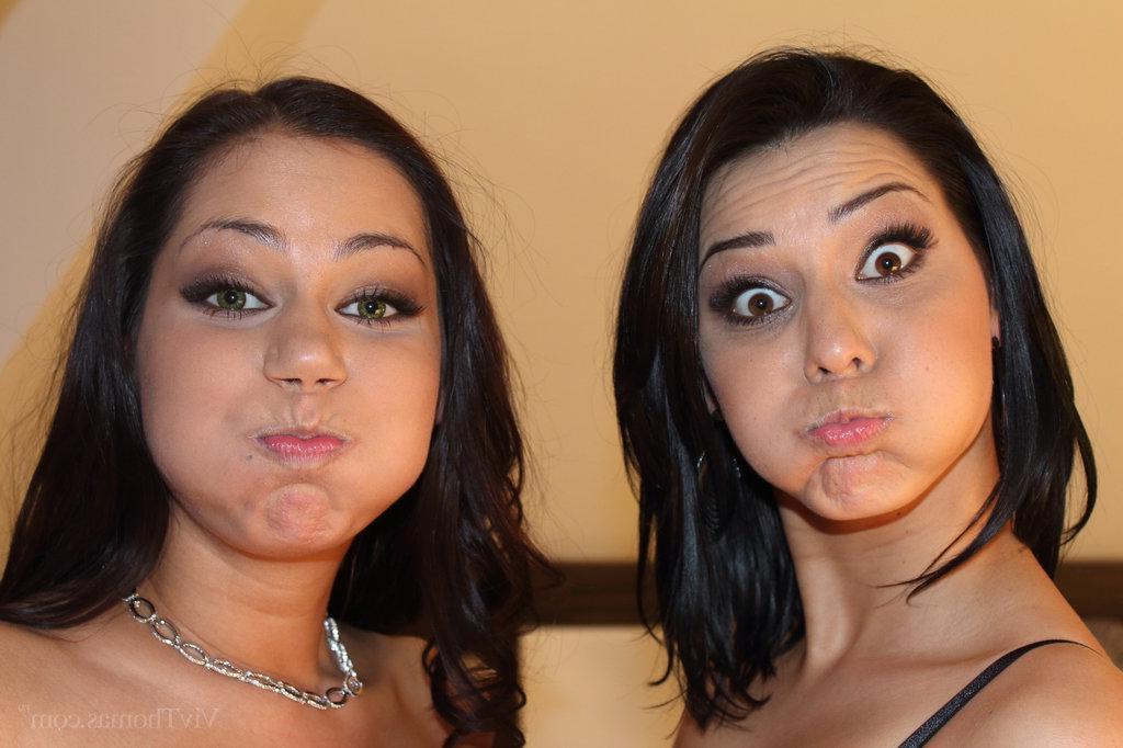16P Cindy, Cipriana and Karina get naughty and goofy on the set