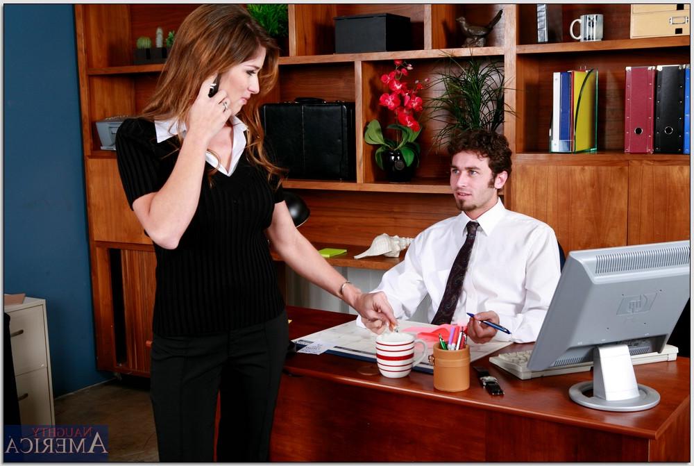 16P Hot office babe with big tits Felony stripped to stockings and fucked