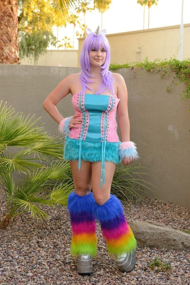 15P Pictures of Danielle FTV dressed as your fantasy fuck unicorn
