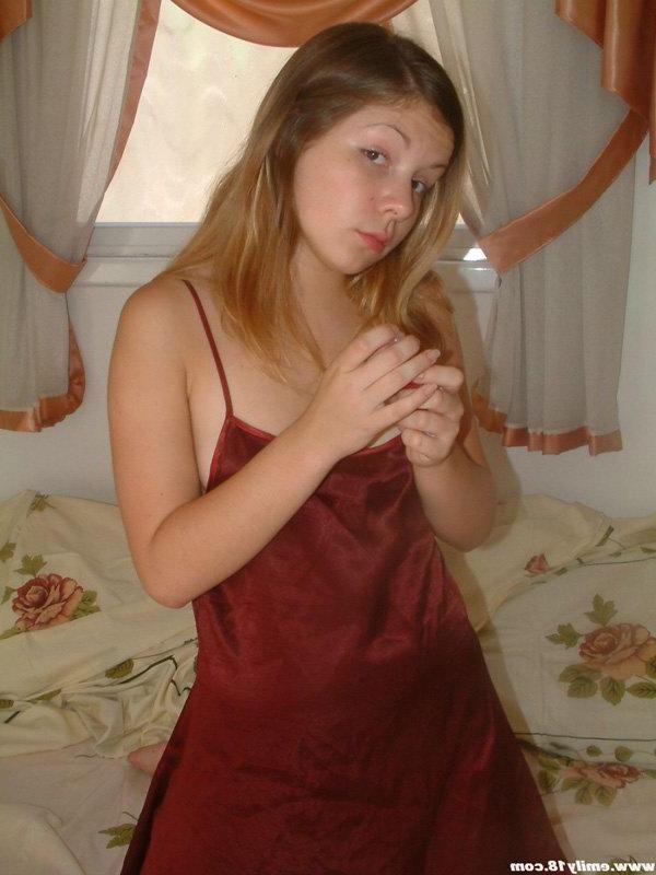 15P Emily looking cute in bed