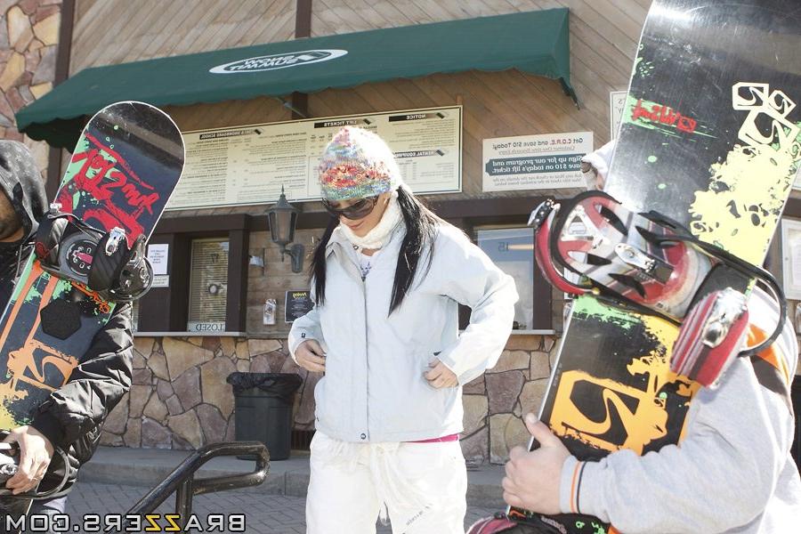 16P Jayden Jaymes is ready to ride a cock after a good snowboard ride
