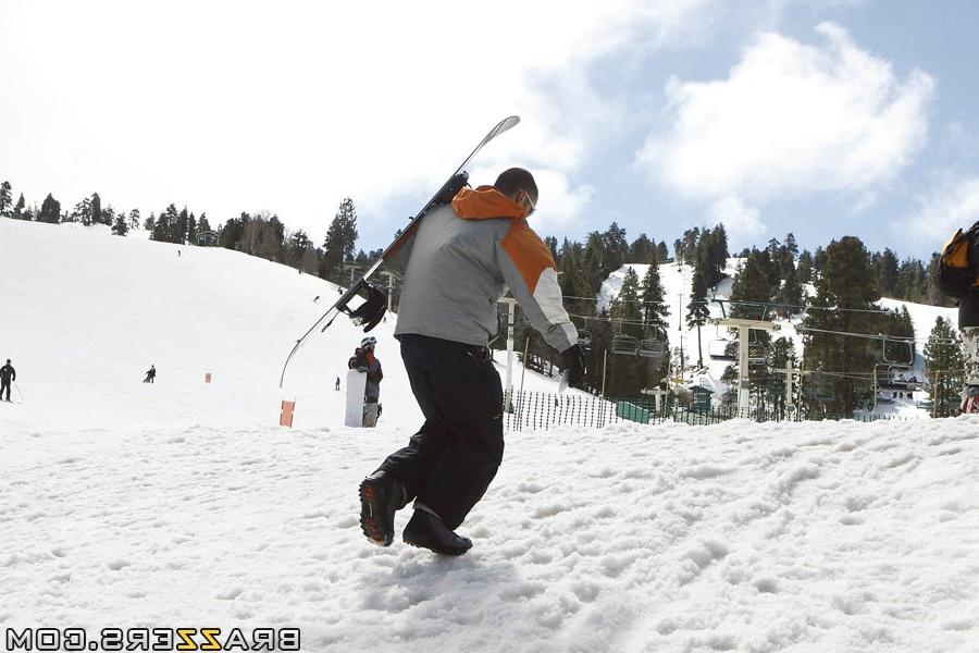 16P Jayden Jaymes is ready to ride a cock after a good snowboard ride