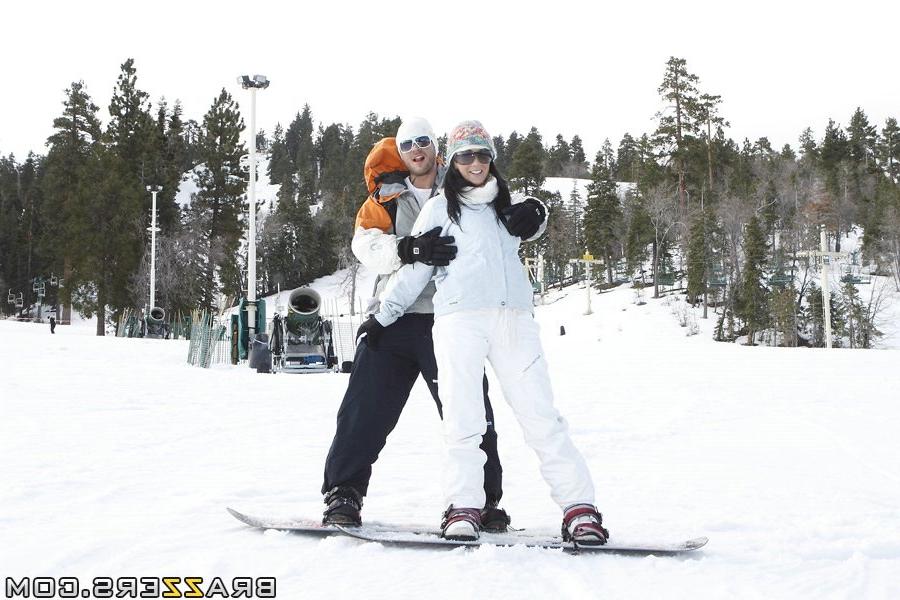 16P Jayden Jaymes is ready to ride a cock after a good snowboard ride