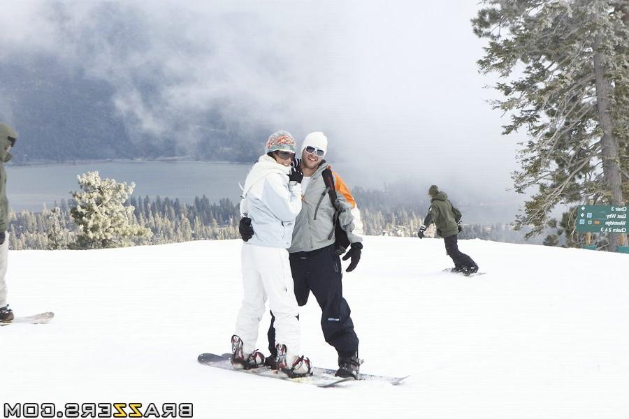 16P Jayden Jaymes is ready to ride a cock after a good snowboard ride
