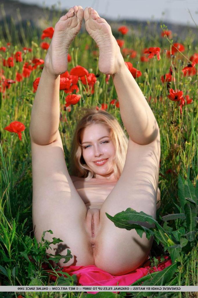 18P Stunning blonde teen Genevieve Gandi displays her pink pussy in "Edilyr"