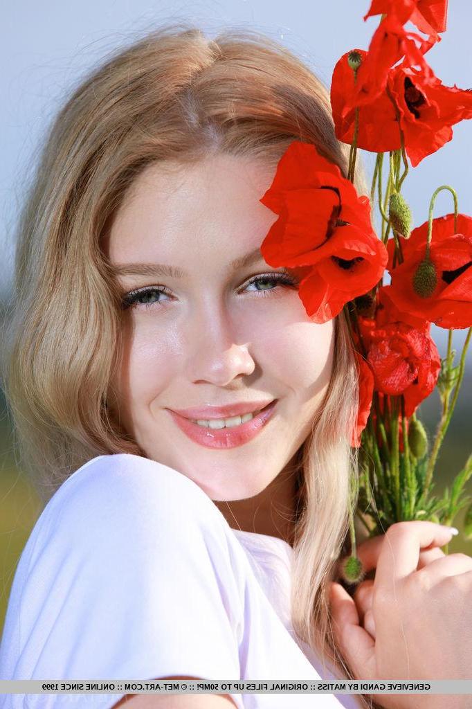18P Stunning blonde teen Genevieve Gandi displays her pink pussy in "Edilyr"