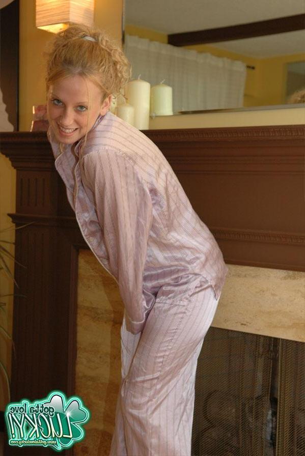 20P Pictures of Gotta Love Lucky in her pajamas
