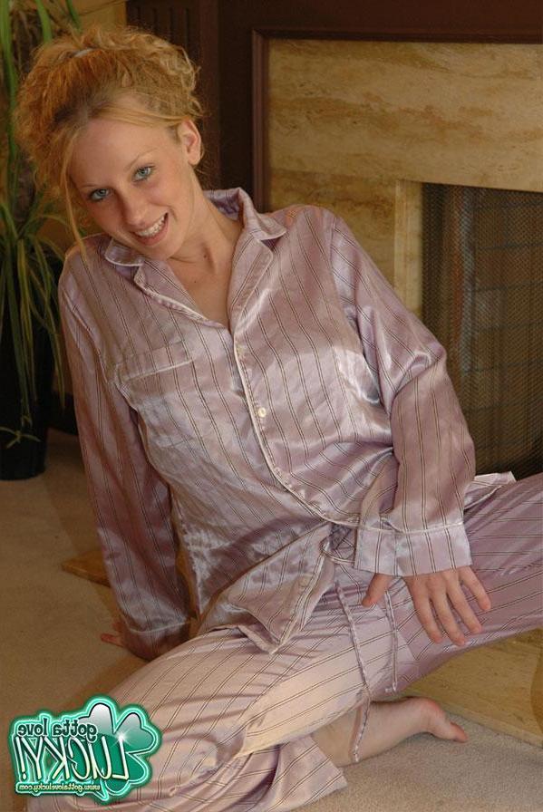 20P Pictures of Gotta Love Lucky in her pajamas