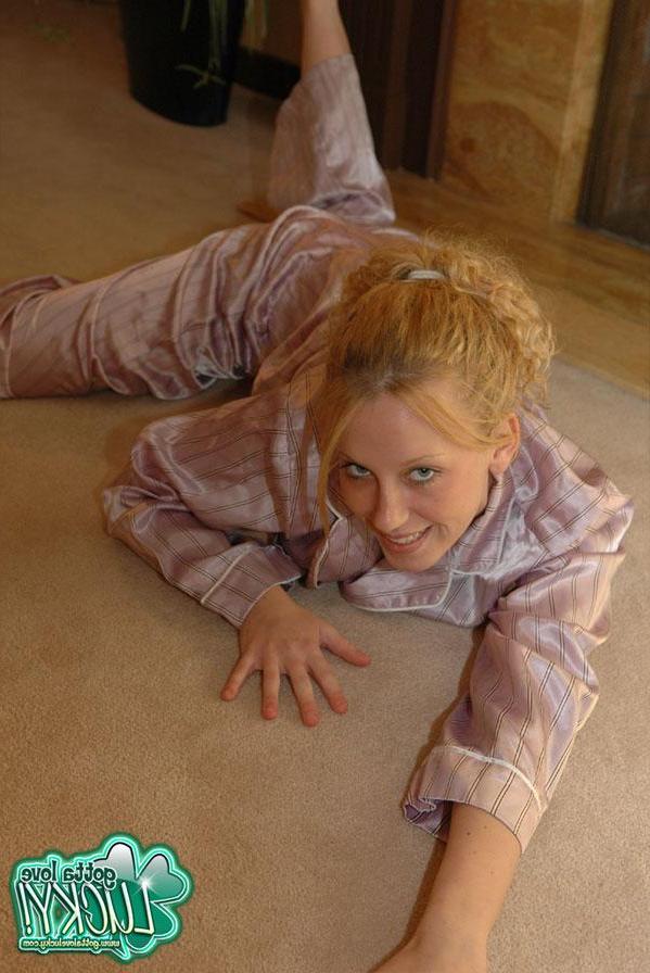 20P Pictures of Gotta Love Lucky in her pajamas