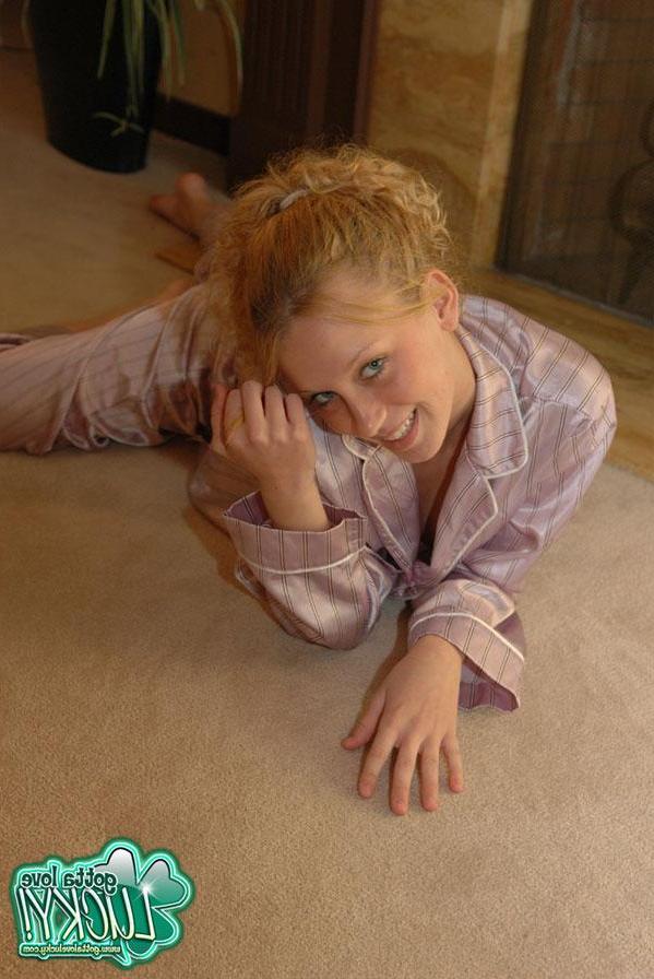 20P Pictures of Gotta Love Lucky in her pajamas