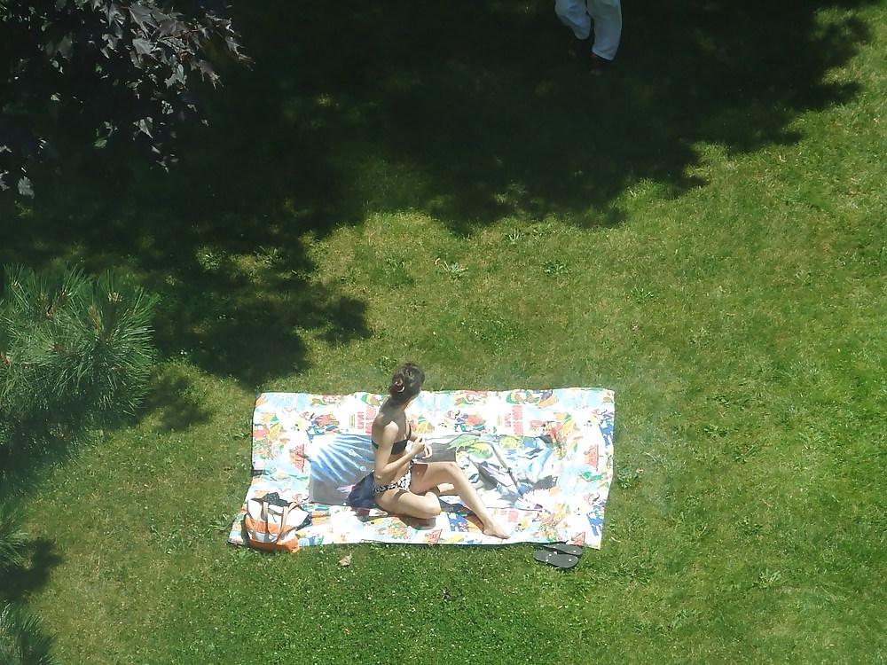 25P Missisauga Ontario European Sunbather
