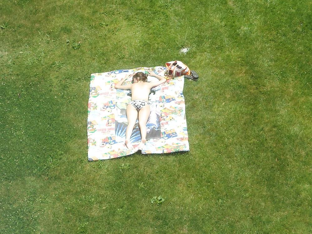 25P Missisauga Ontario European Sunbather