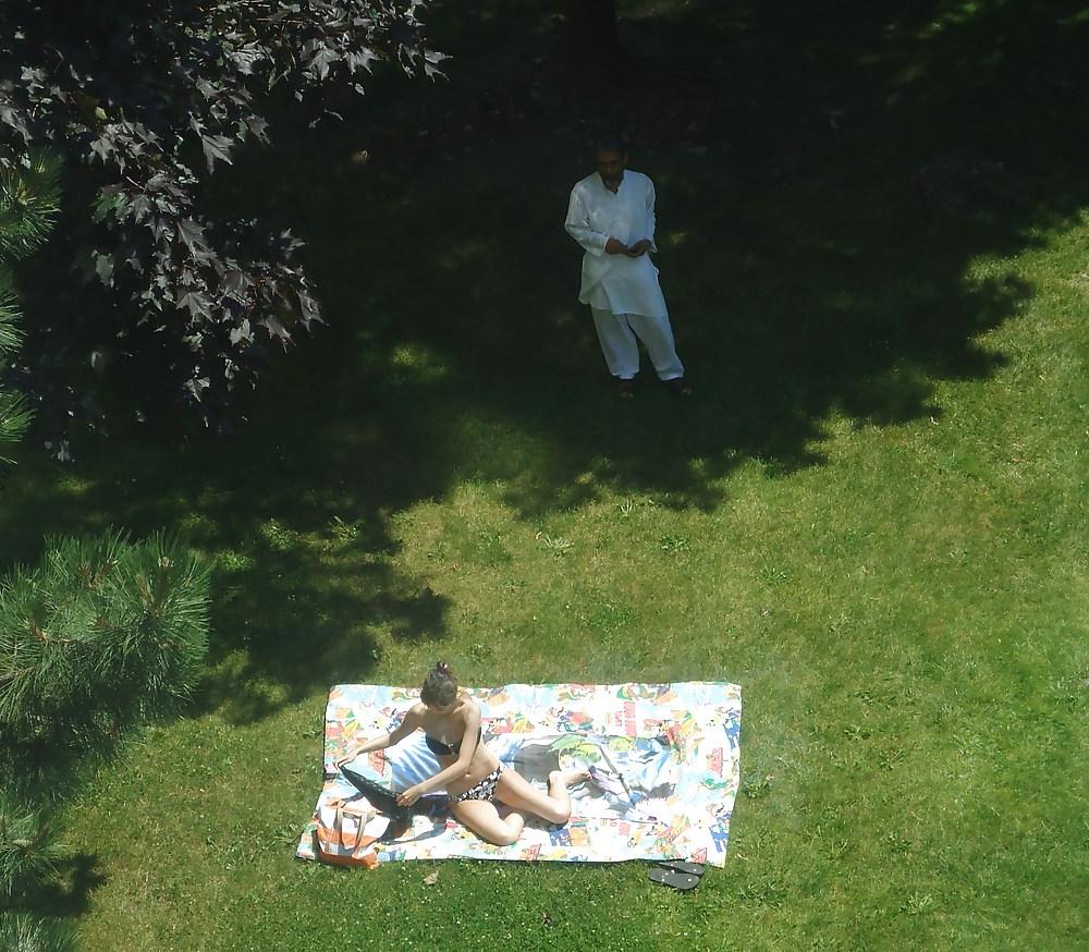 25P Missisauga Ontario European Sunbather