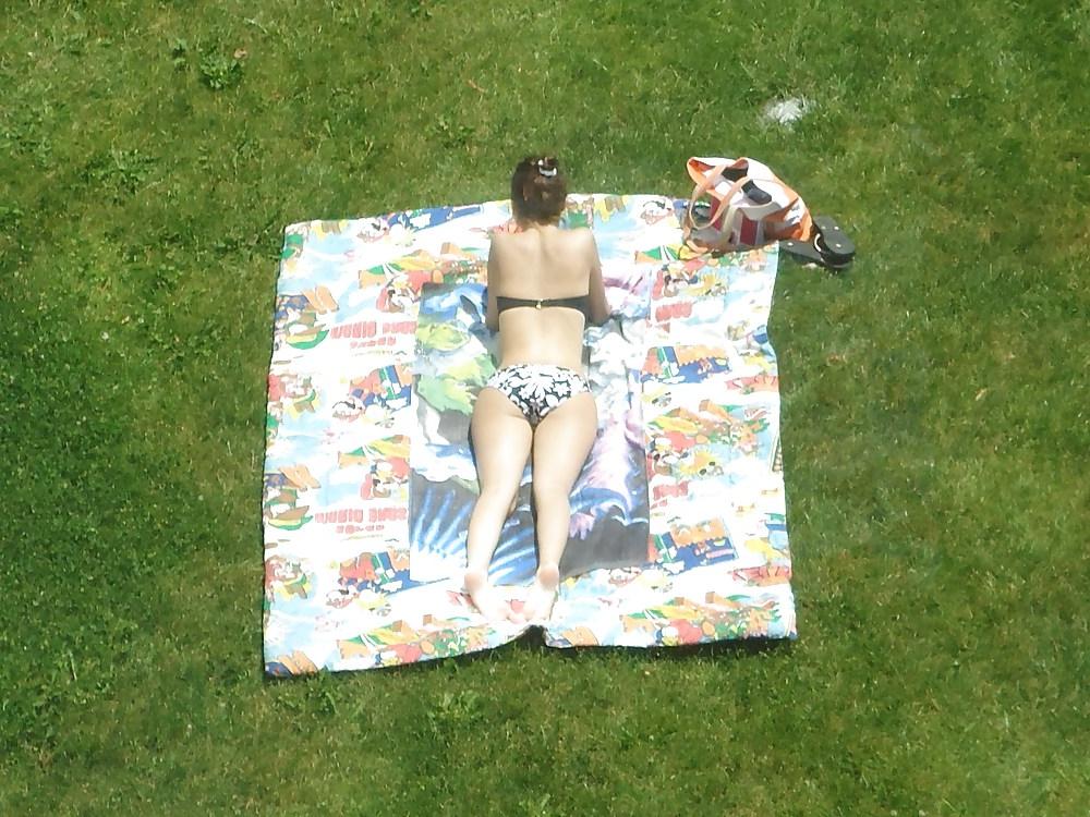 25P Missisauga Ontario European Sunbather