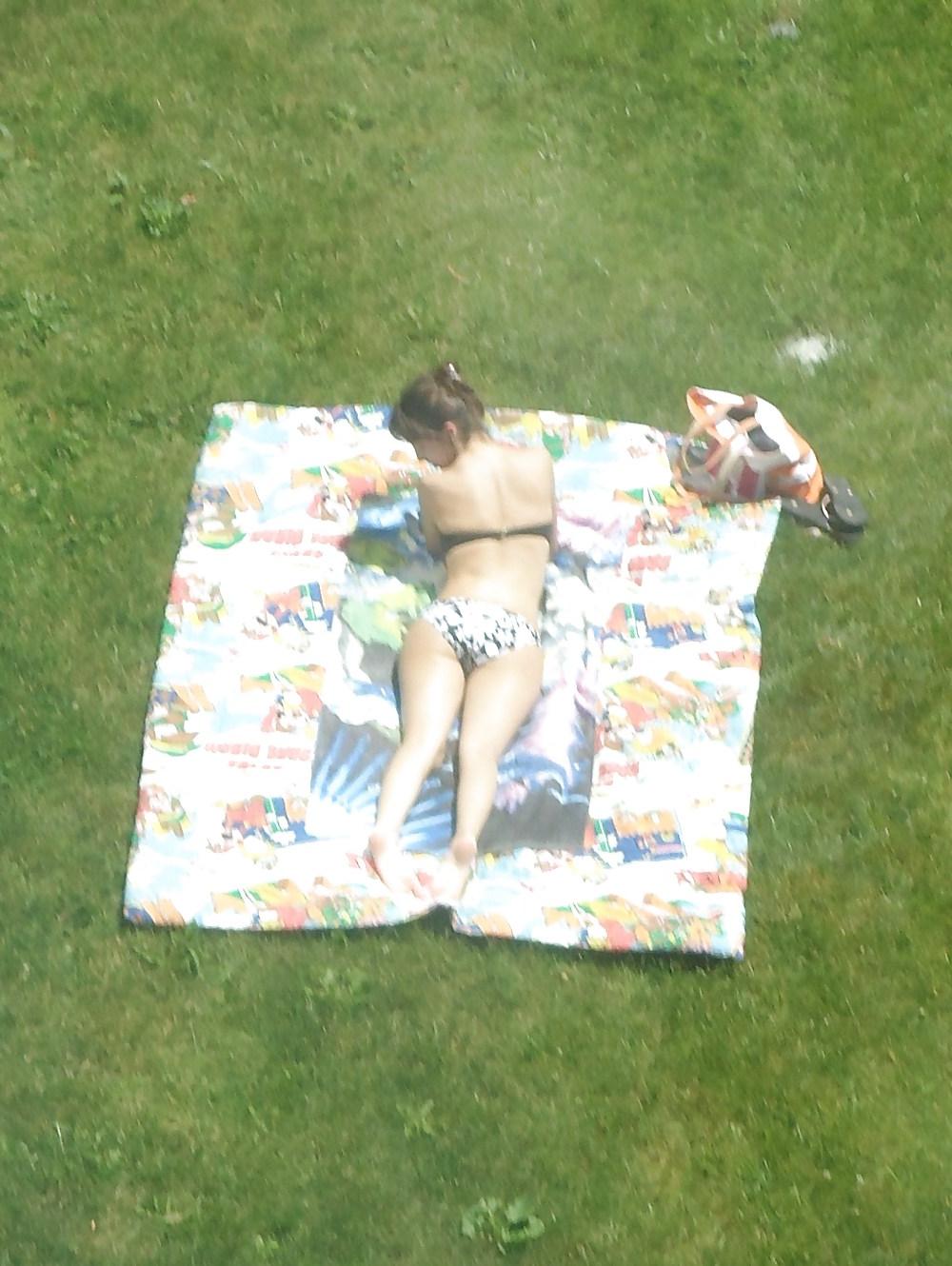 25P Missisauga Ontario European Sunbather