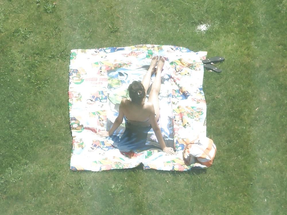 25P Missisauga Ontario European Sunbather