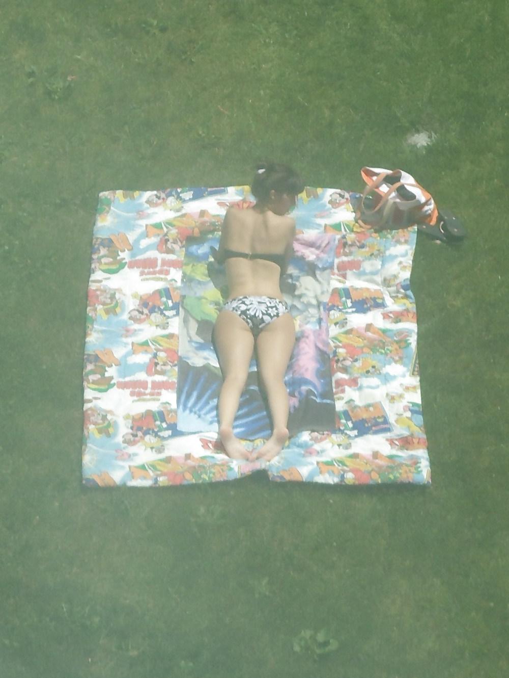 25P Missisauga Ontario European Sunbather