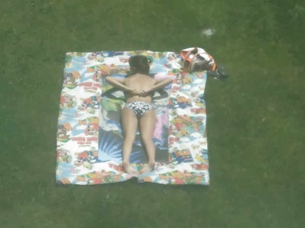 25P Missisauga Ontario European Sunbather