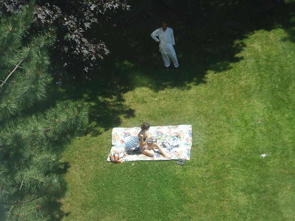 25P Missisauga Ontario European Sunbather