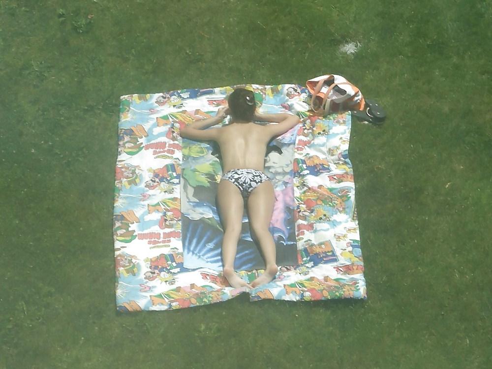 25P Missisauga Ontario European Sunbather
