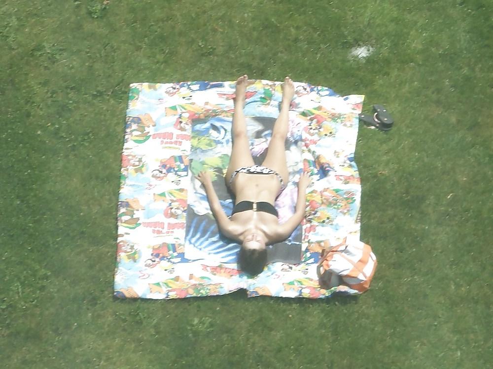 25P Missisauga Ontario European Sunbather