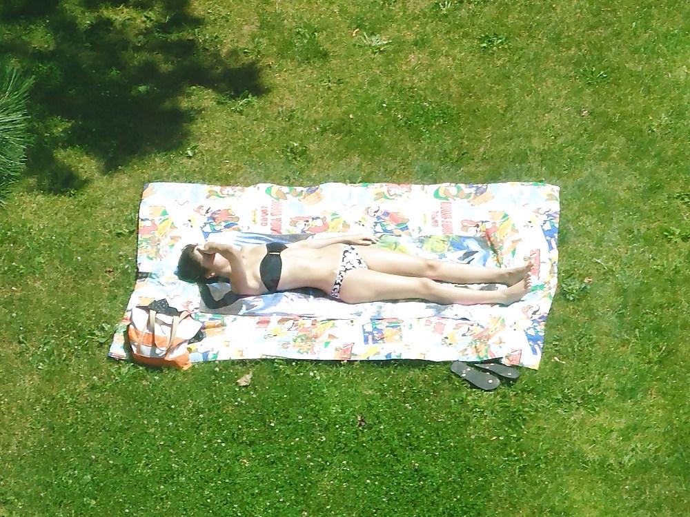 25P Missisauga Ontario European Sunbather